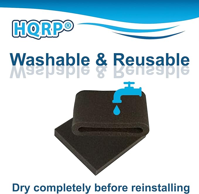 HQRP 2-Pack Filter Set Compatible with Bissell Lift-Off Revolution Pet 3760, 37602, 37603, 37604, 37605, 3760H, 3750, 4220, 6595, 6850, 6860 Upright Vacuums, Replacement for 3093