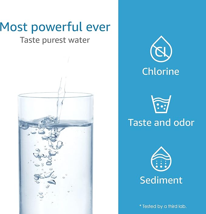 AQUA CREST RC 1 EZ-Change Basic Water Filtration Replacement, Replacement for Culligan® IC-EZ-1, US-EZ-1, RV-EZ-1, Brita® USF-201, USF-202, DuPont® WFQTC30001, WFQTC70001, 3K Gallons (Pack of 2)