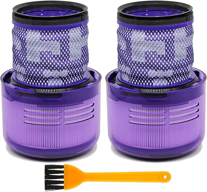 Filters Replacement for Dyson Vacuum Cleaner V11 Torque Drive, V11 Animal Complete Extra, V15 Detect Vacuums, SV14 Replace Part #970013-02 Washable and Reusable Hepa Filter