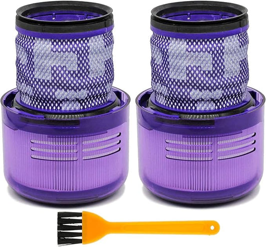 Filters Replacement for Dyson Vacuum Cleaner V11 Torque Drive, V11 Animal Complete Extra, V15 Detect Vacuums, SV14 Replace Part #970013-02 Washable and Reusable Hepa Filter