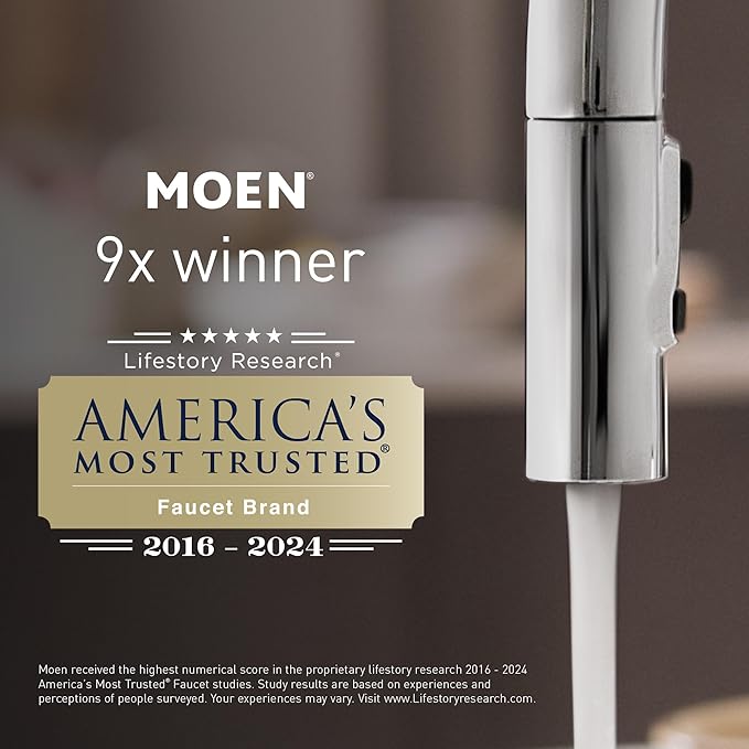 Moen 6300BN One-Function Easy Clean XL Shower Head, Brushed Nickel