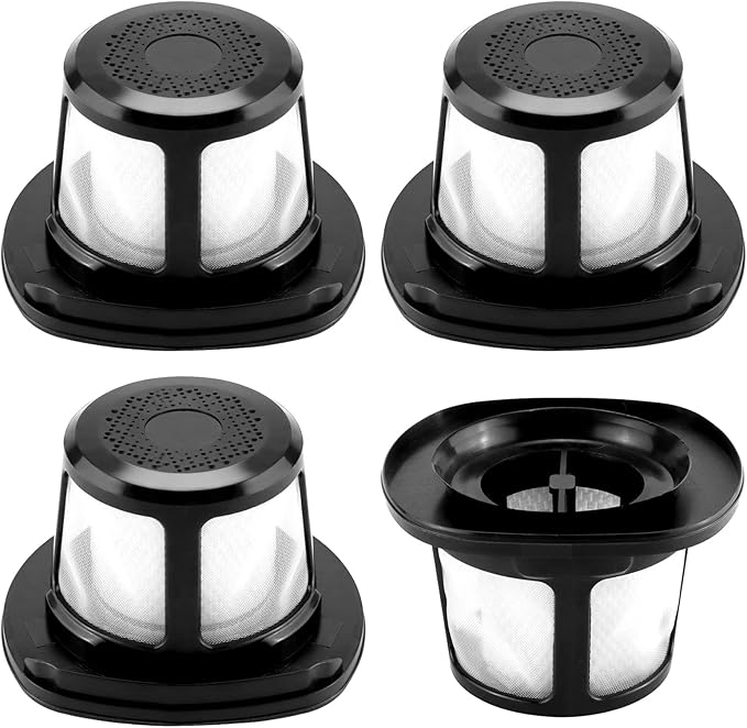 3061 3079 Filter Replacement for Bissell PowerLifter Pet Filter and Adapt Ion Filter, Compatible with 2286 2286A 2482 3079 2387, Compare to Part #1616323 1616322 1617684 (4 Pack) LUXRILIX