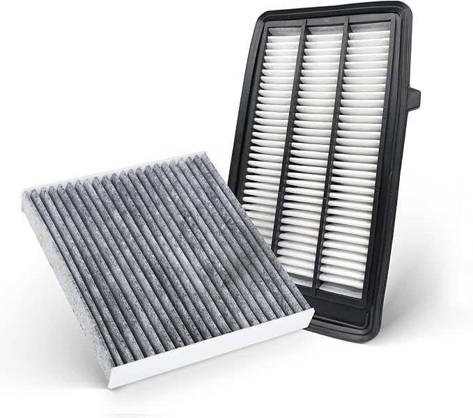 Engine & Cabin Air Filter Fits Civic 1.5L (2016-2021), CR-V 1.5L (2017-2022), Replacement for CF11182 CA12050