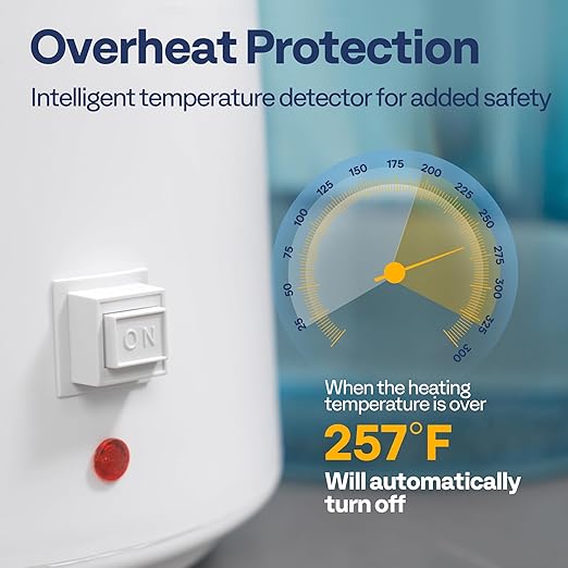 VIVOHOME Water Distiller Countertop 1.6 Gallon/6L 900W Distilled Water Machine with Smart Switch Purifier Filter for Home Office, White