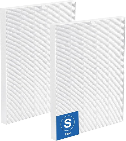 2 Pack C545 HEPA Replacement Filter S Compatible with Winix C545 Air Puri-fier, Replaces for Winix Filter S 1712-0096-00