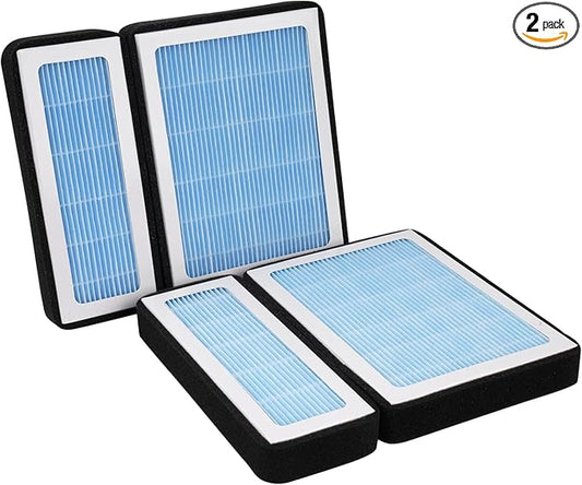 2-Pack HEPA Cabin Air Filter Fits for Mazda CX-9 Toyota RAV4 Corolla Camry Highlander Lexus RX350 Activated Carbon Cabin Filter Replacement CF12157 Car Accessories