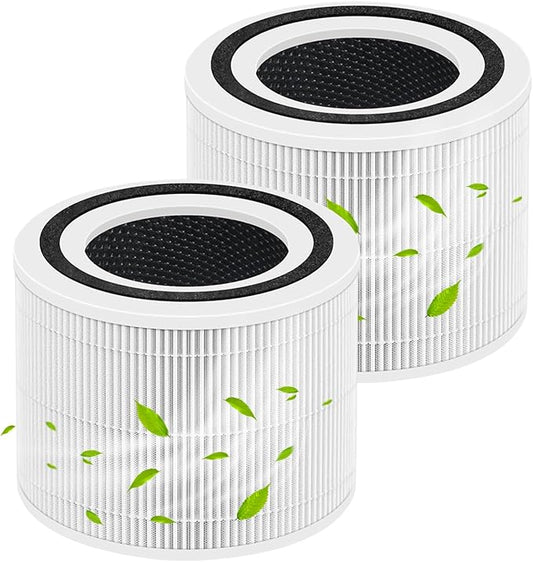 Core 300 Replacement Filter for Levoit Air Purifier Core 300-P and Core 300S-P, 2 Pack 3-in-1 H13 True HEPA Replacement Filter, Compared to Part # Core 300-RF