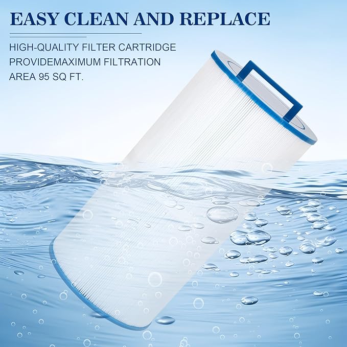 2540-381 Filter Replacement for Jacuzzi 2540-381 Filter, 2540-381 Spa Filter for J-200 Series Hot Tubs from 2007 Onwards, Compatible with Jacuzzi J-280, J-270, J-115, 95 sq ft Filtration Area