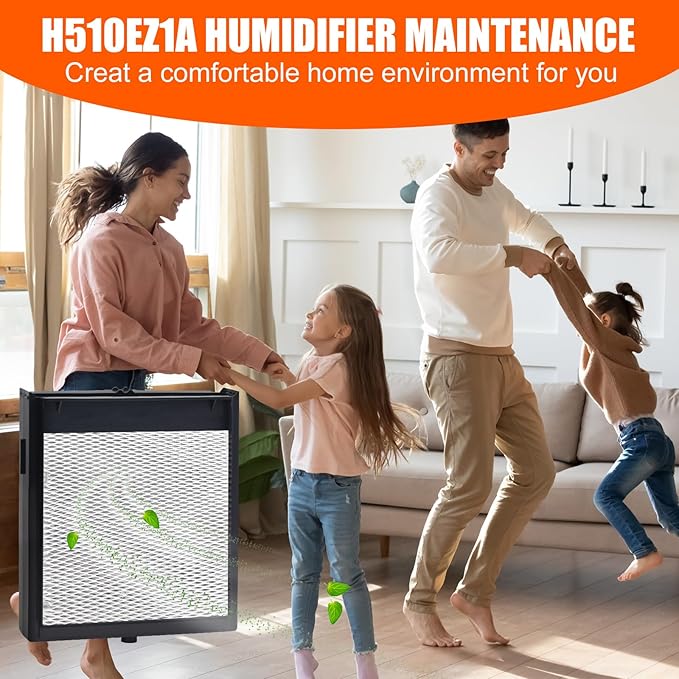 H510EZ1A Humidifier Filter Replacement, Water Panel Humidifier Replacement with Nozzle Humidifier Filter Kit Compatible with Humidifier Models 550, 558