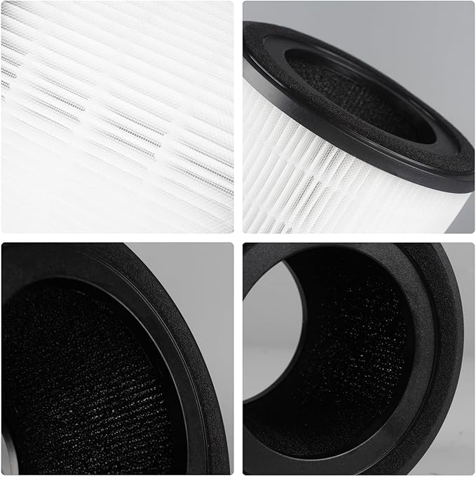 2 Pack AP-S0610L Air Filter Replacement for MOOKA AP-S0610L Air Purifier, H13 True Hepa Filter, 3-IN-1 High-Efficiency Filtration System, Activated Carbon Layer Replacement Filter