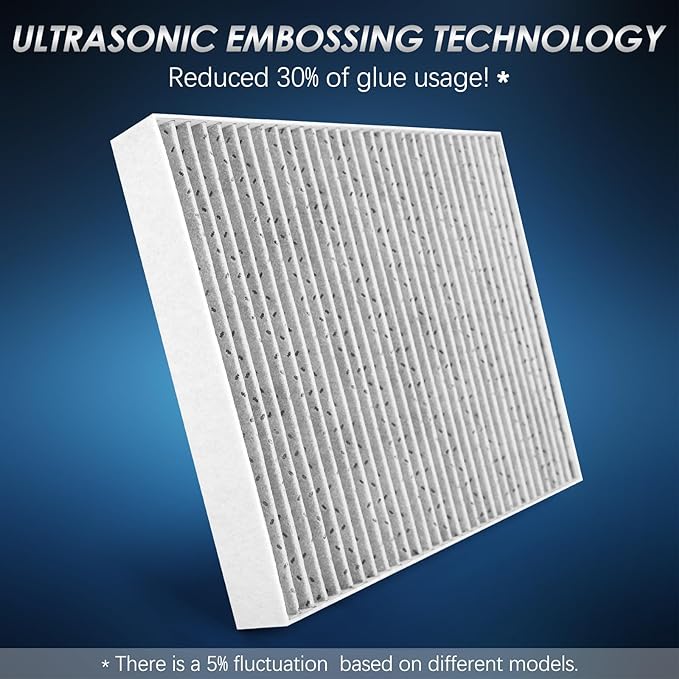 Tested MERV 13 Cabin Air Filter with Activated Carbon, CF10361 for Chevrolet Cobalt(2005-2010), HHR(2006-2011), Pontiac G5(2007-2009), Pursuit(2005-2006), Saturn Ion(2003-2007).