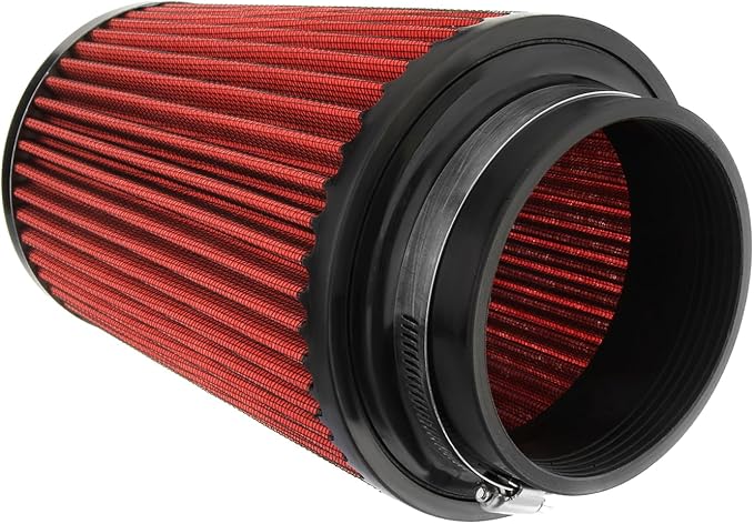 Dromedary Red 3 3.5 4 inch Universal Cold Air Intake Filter 76mm 89mm 101mm
