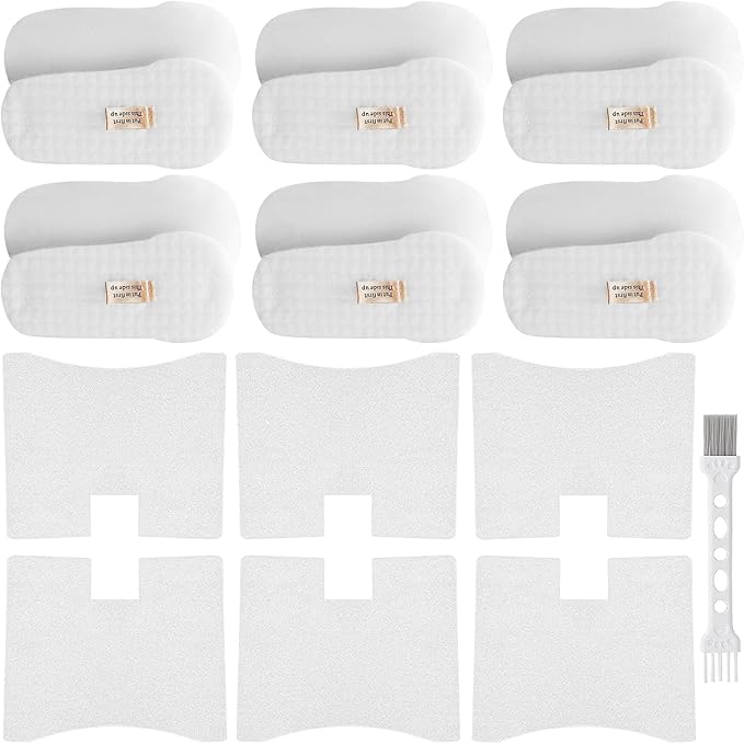 for Shark HZ602 Filter Replacement Ultralight Pet Pro Corded Stick Vacuum and HZ2002 Vertex DuoClean PowerFins fit HZ2000 HZ251 HZ250 HH200 HH202 XFFKHZ2000 XPMFHZ2000 6 Foam Felt 6 Kit