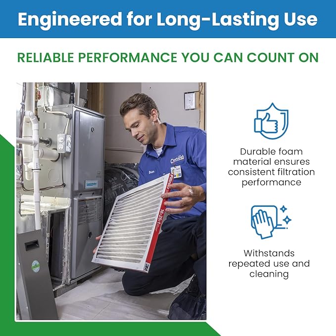 Filter Everything Mobile Home Furnace Door Filter – Reusable, Compatible with Miller, Nordyne, Intertherm, Broan, Maytag – High-Performance Air Filtration for Better Indoor Air Quality (1-Pack)