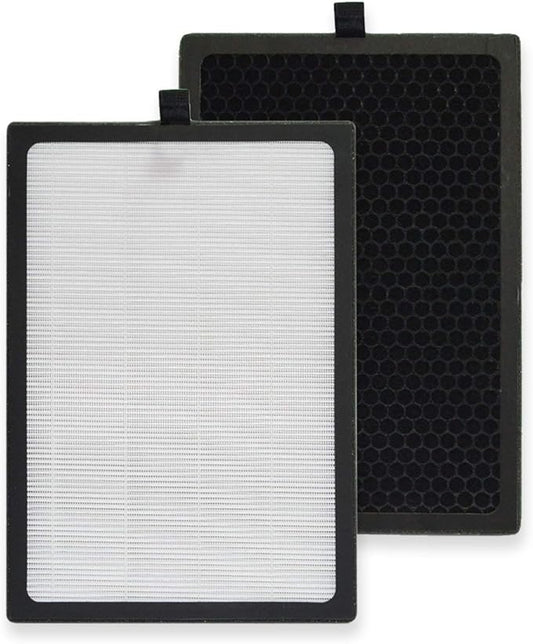 PUREBURG Replacement HEPA filter Set Compatible with Bluemyst Air Purifier,BA1180WK