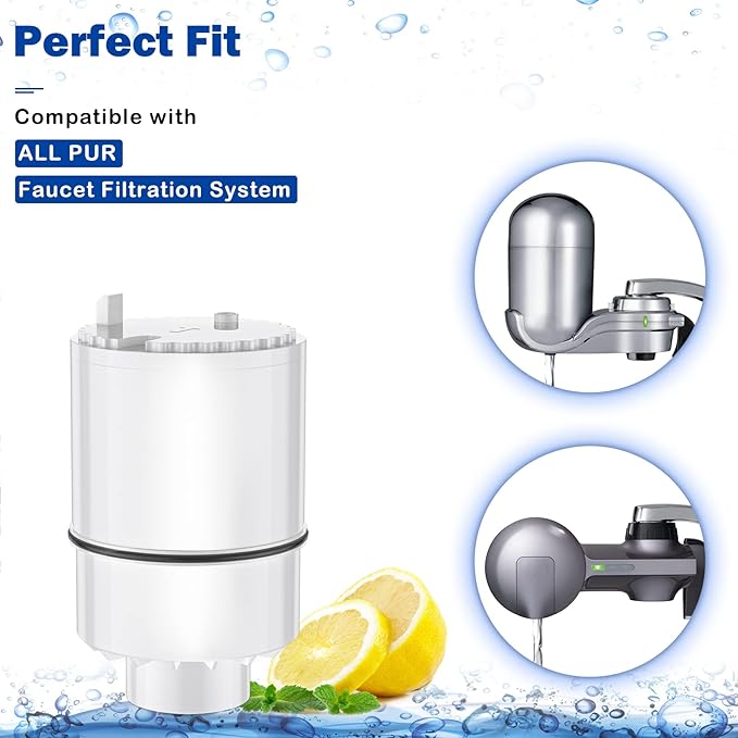 Fil-fresh 3-Pack Faucet Water Filter Replacement for PUR, PUR PLUS Filtration System, Model FM-3700, PFM400H, PFM350V, Filter# RF3375