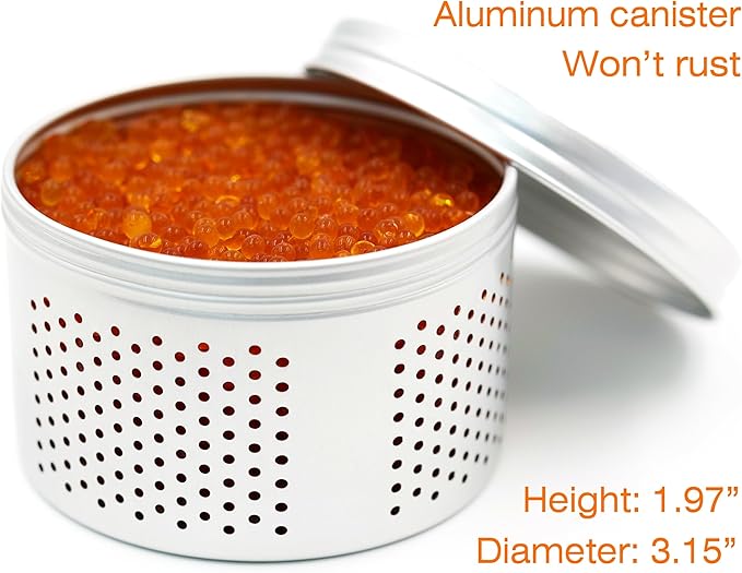 Gun Safe Dehumidifier, Moisture Absorbers, TOAAOT 200g Silica Gel Canister for Gun Case, Tool Box (3 Units)