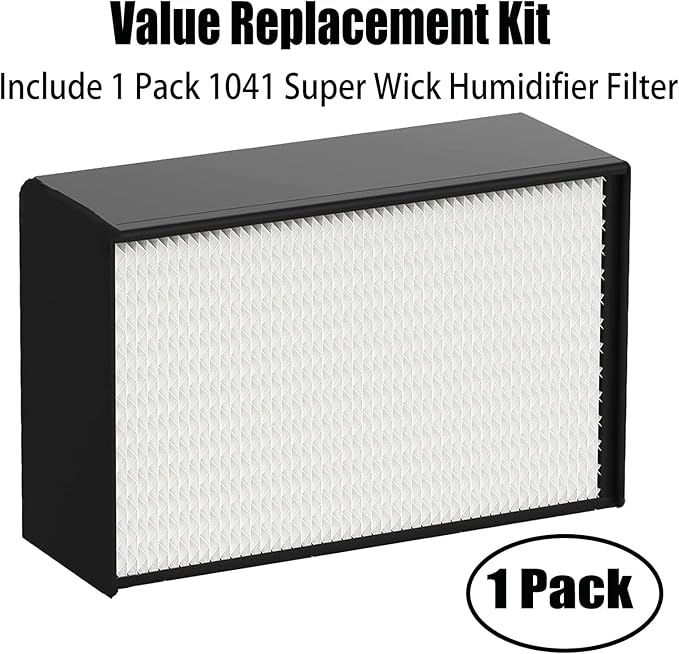 1041 Super Wick Humidifier Filter Replcement for AirCare/Essick-Air 400, 500, 600, 696, 4000, 6000,427300, 447400, 4D7, 4DTS, ED11 Series Humidifiers Wicking Filters (1 Pack)