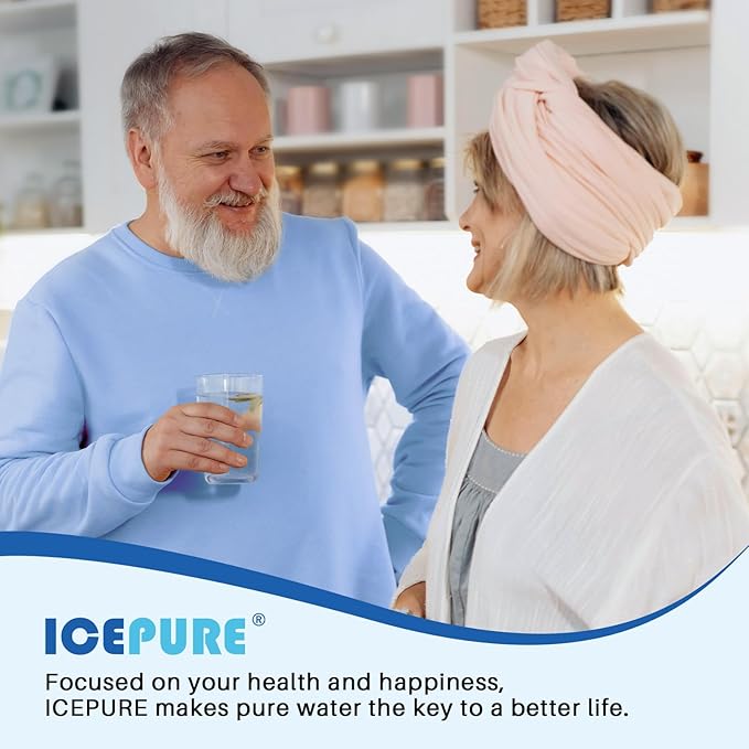 ICEPURE 5 Micron 10”*4.5'' Whole House Sediment String Wound Water Filter Replacement filter for 84637, WPX5BB97P, PC10, 355214-45, 355215-45, WP10BB97P, WP5BB97P, 2PACK