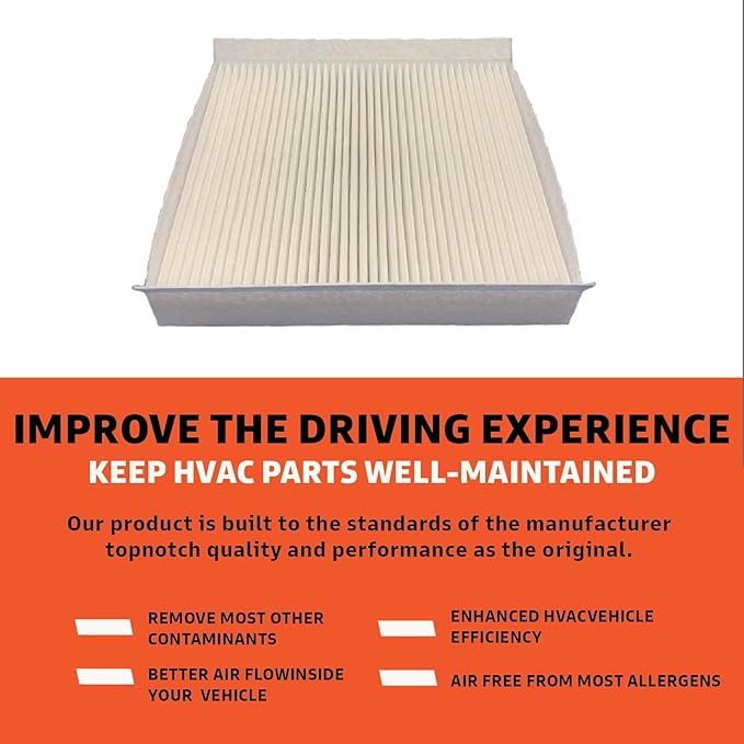 Cabin Air Filter Replacement Pack of 1 - Made in USA - Replaces O.E. 27277EG025, 999A2VX000, 7B0819644, 68127809AA, 27277VX01A, 68042866AA, B7277EG01A, 27277EG000