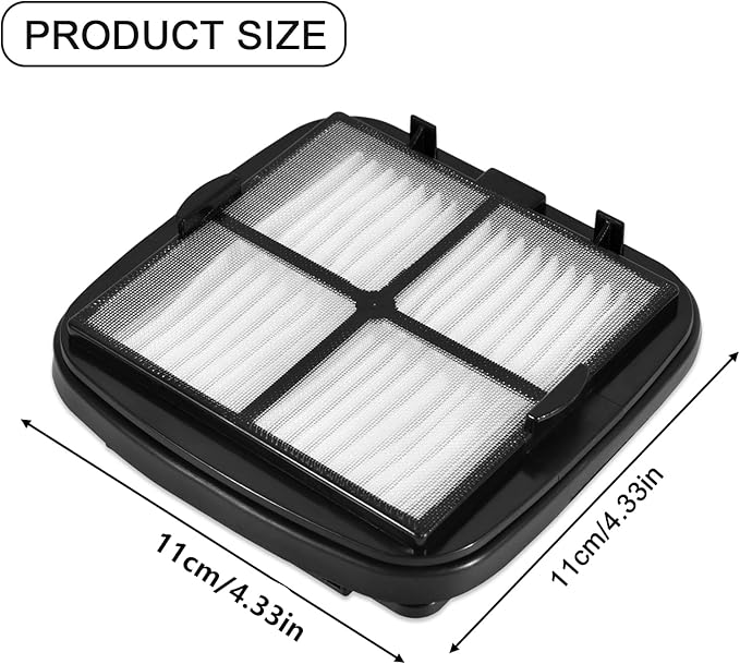 SaferCCTV 97D5 Filter Replacement Pet Hair Eraser Filter Compatible with Bissell 33A1, 33A1B, 27K6, 33A1W, Replace 203-7416 203-1432 Vacuum Cleaner, 4 Pack