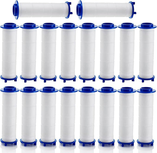 10/20 Pcs Ion Drops Shower Head Filters, 2.95 Inch PP Cotton Filter Cartridge, Turbo Showerhead, Shower Head with Filter for Detachable (A20*pc, 2.95 * 0.94 In)