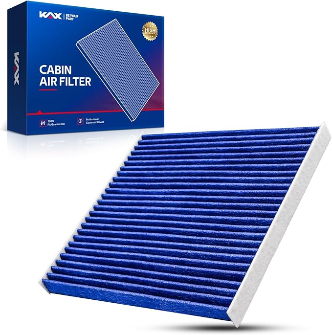KAX Premiun Cabin Air Filter CF12237 Replacement for 2012-2019 Versa, 2014-2018 Versa Note, 2017-2021 NV200, Strong Adsorption w/Upgraded Activated Carbon