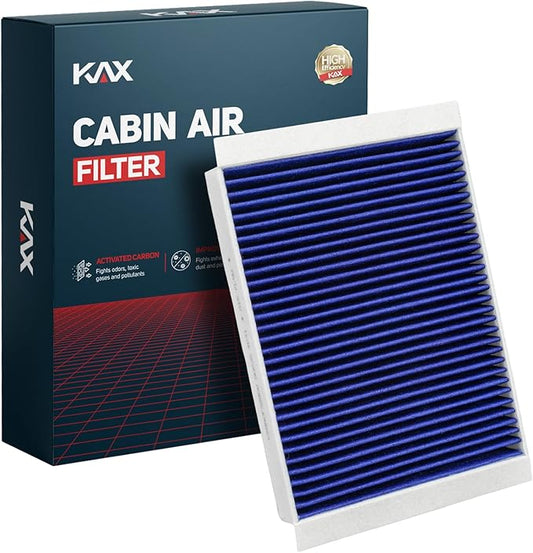 KAX Premium Cabin Air Filter, CF12152 Replacement for Mustang 2015-2023, (2024 Only 5.0L) Strong Adsorption w/Upgraded Activated Carbon