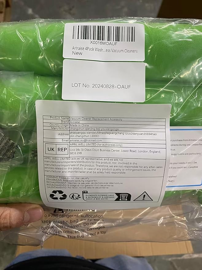 Artraise Air Ram Filter Replacement for Bissell AirRam 1984 Cordless Vacuum Parts Filter 2144 21448 19841 19844, AirRAM for Gtech Mk2 K9 Filters Cordless Vacuum Cleaner, part#1611215 (4 Pack Filters)