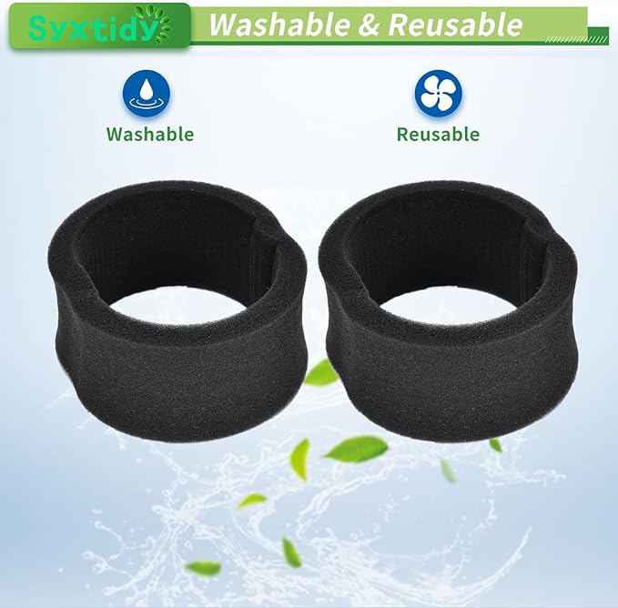 Filter Replacement for Bissell Powerforce Helix Rewind Pet Compact, Turbo Bagless Deluxe Vacuum, Part 203-7913,32r9,1240,82H1,2037913,62x5,65793,68c71, 2 Pack