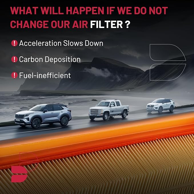 BDFHYK CA8997 Engine Air Filter Compatible with Ford Escape 2001-2012, Taurus 2000-2007 & Mercury Mariner 2005-2011, Sable 2000-2005 & Mazda Tribute 2001-2011