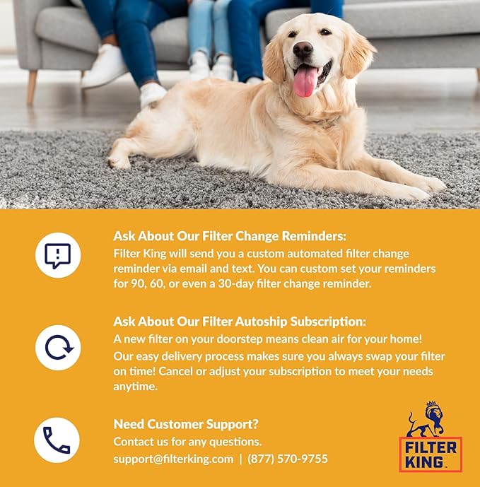 Filter King 23.25x29.25x1 Air Filter | 12-PACK | MERV 13 HVAC Pleated A/C Furnace Filters | MADE IN USA | Actual Size: 23.25 x 29.25 x .75"