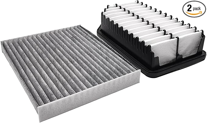 JTBU002-206 Cabin and Engine Air Filters for Kia Soul Engine Cabin Air Filter 2019 2018 2017 2016 2015 2014