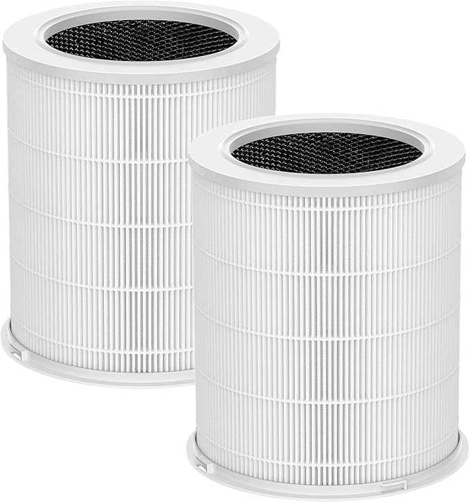 2 Pack AP401 AP402 Upgrade H14 HEPA Air Purifier Filters Replacement,Compatible with Dayette AP401 AP402 & JOWSET AP402 AP403 Air Purifier,4 in 1 High-Efficiency Purification System