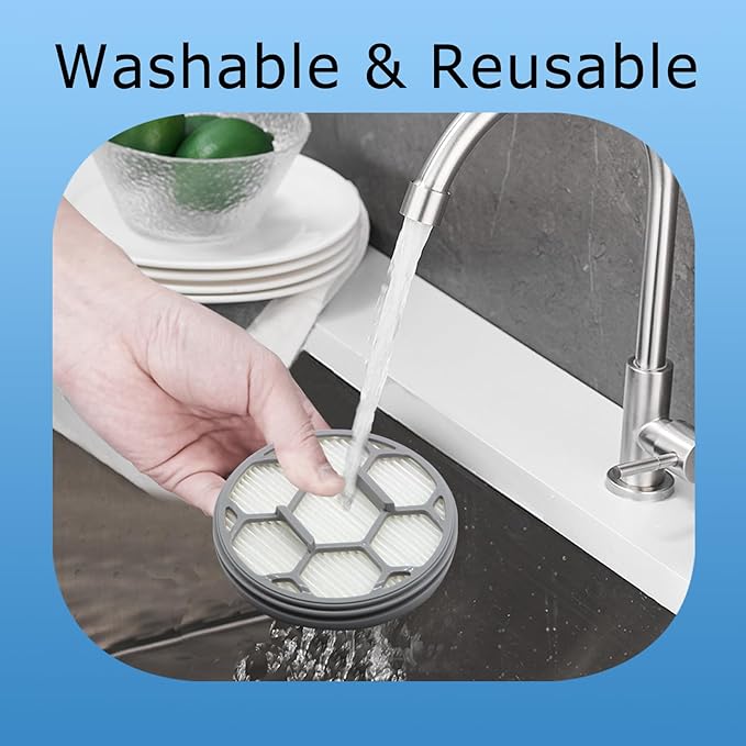 2 HEPA Filters & 10 Sponge Filters Replacement for Neakasa/Neabot P1 Pro Pet Grooming Kit & Vacuum