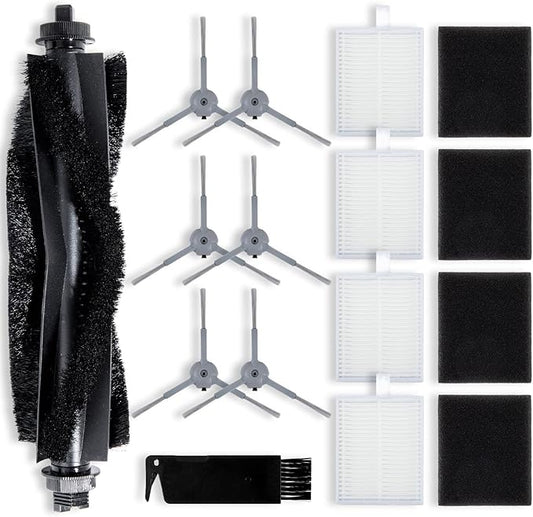eufy L60 Replacement Parts Compatible with eufy L60 & L50 Series L60 SES/L50 SES Robot Vacuums L50 Replacement Parts Accessories Kit Brush, Filter Combo