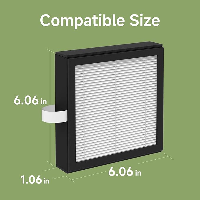 6 Packs DH02 Replacement Filter Compatible with Tenergy Sorbi DH02 1000ml Air Dehumidifier and Air Purifi-er and Also Compatible with Afloia AQ8 Q8 / Honati DP2201 / Hysure Q7