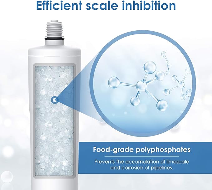Waterdrop AP431 Replacement Cartridge for Aqua-Pure AP431 Hot Water Scale Inhibitor for AP430SS, Prevent Scale Accumulation and Protect Water Heaters, Pack of 1