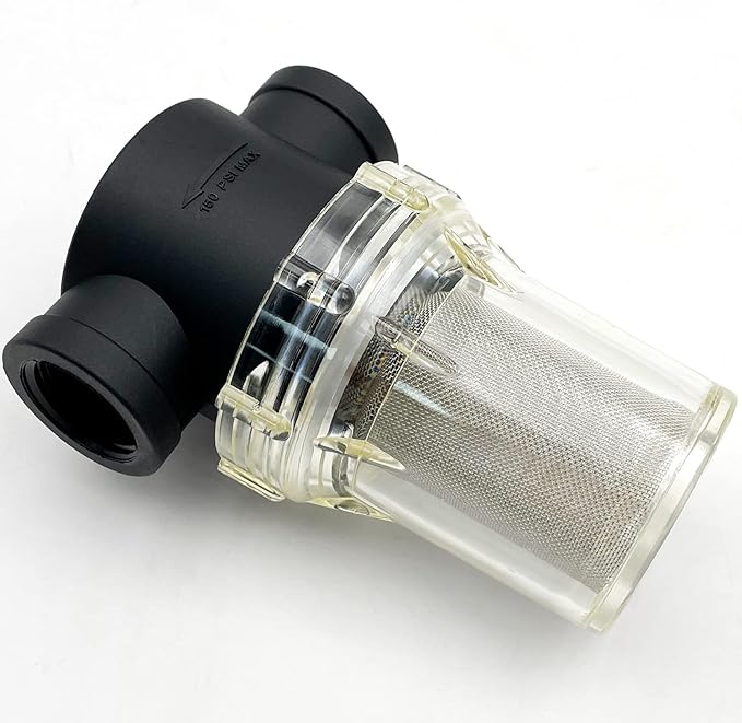 1/2" Female NPT in-Line Strainer with 40 mesh Stainless Steel Filter Screen (1/2“ 40 Mesh)