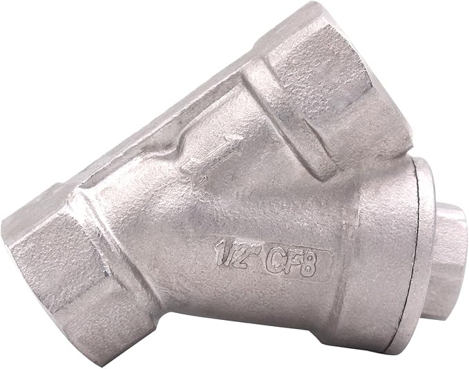 1/2 Inch Wye Strainer 100 Mesh Screen Filter Valve - 800 WOG SUS316 CF8M
