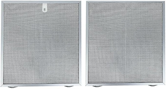 Filtro de campana extractora de 13-7/8 x 15 3/4 x 0.35 pulagadas, filtros de repuestos de campana extractora, filtro de grasa, 2 filtros de aluminio, reemplazo de filtros, filtro de ventilacion.