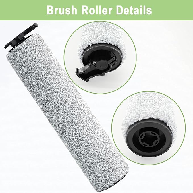 Crosswave Replacement Parts for Bissell Crosswave Hard Floor Expert Vacuum 3831 HF2 3845 3847 3848 Vacuum Cleaner, 2 Brush Rolls,4 Filters,Compare to Part B0555 1637755 1632973