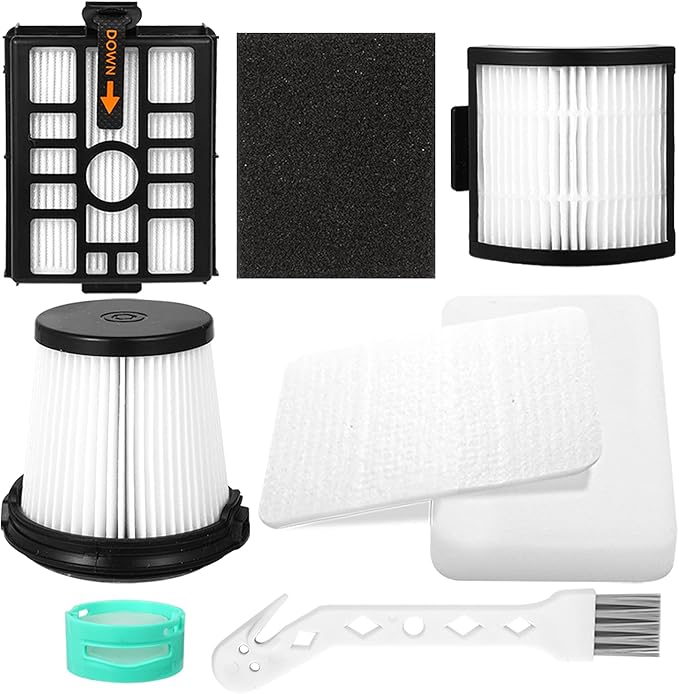 IW3511 IW3120 HEPA Filters Replacement Parts Compatible with Shark IW3511 Detect Pro Cordless Stick Vacuum Cleaner and Shark IW3120 Detect Clean Auto Empty System, IW1111, IW1120, IW3615 (1Pack)