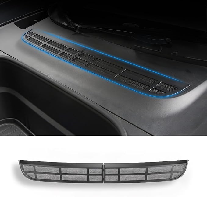 Air Intake Protective Cover for Tesla Model Y 2025 2026 Juniper Air Vent Cover Air Intake Vent Grille Cover (black) for tesla Model y Air Intake accessories