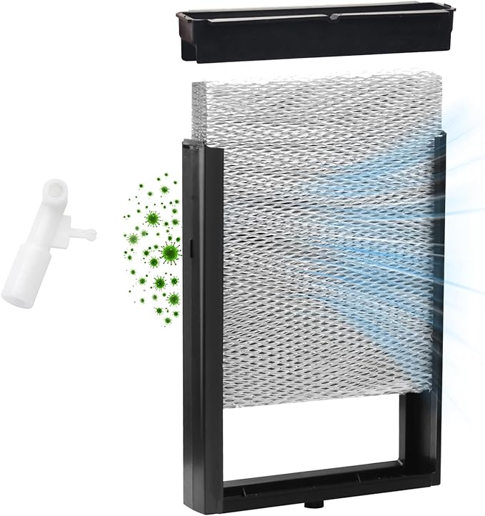 H735EZ1A Humidifier Filter Replacement, Water Panel Humidifier Replacement with Nozzle, Humidifier Filter Kit Compatible with Humidifier Models 700, 700A, 700M