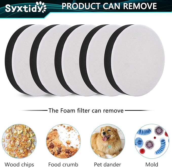 Filters Replacement for Eureka neu10ae4 neu10ae5 Airspeed Compact Bagless Upright Vacuum NEU100 NEU102 Series,Compare to Part # E0106, 5 Pack