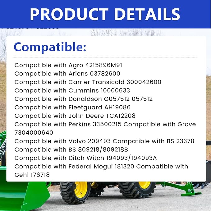 G057512 Air Cleaner with P821575 P822858 Air Filter - Fit for Donaldson FPG Radial Air Cleaner Housing Cap