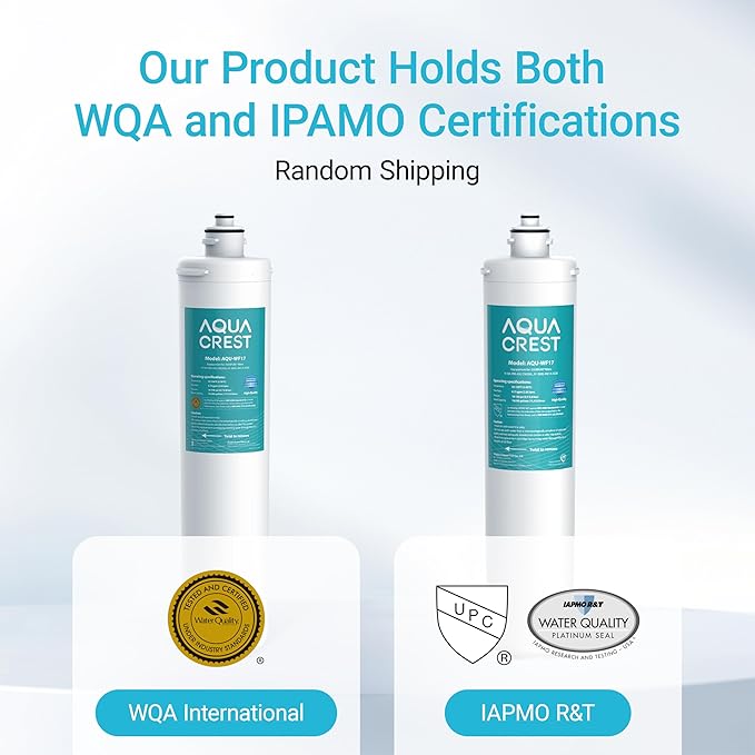AQUA CREST H-104 19000 Gallons, Replacement Cartridge for Everpure H-104, EV961211, EF-3000, PBS-400, OW200L, 6TO-BW, MR-100, MR-225, EV9262-71, EF9857-00, 0.5 Micron, Pack of 2