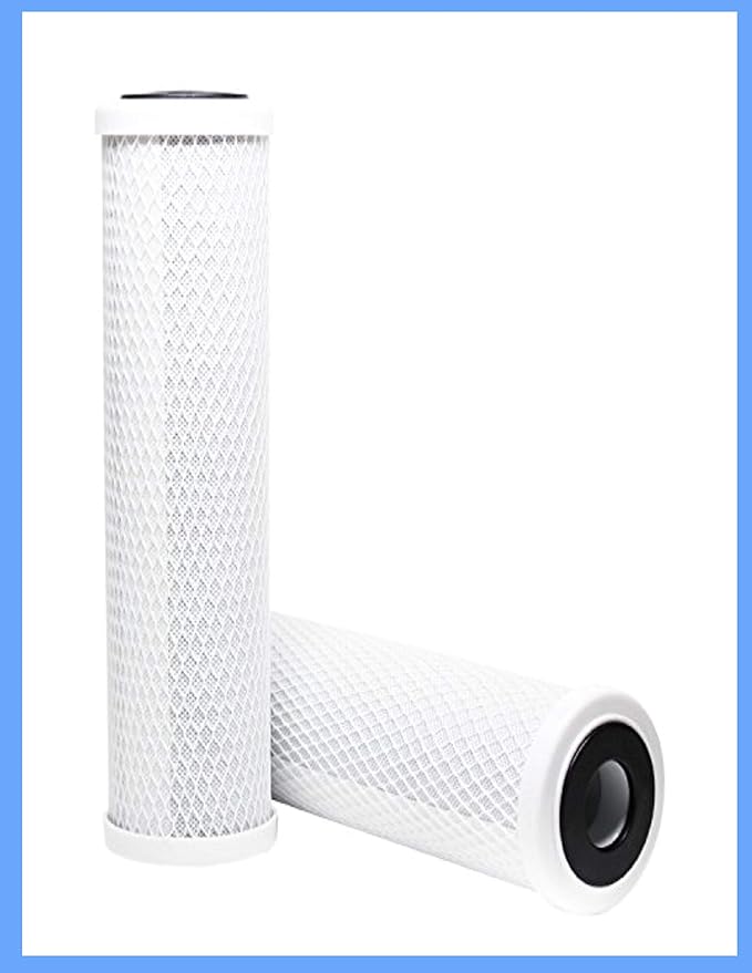CFS – 2 Pack Activated Carbon Block Water Filter Cartridges Compatible with WaterPur CCI-10-CLW Models – Remove Bad Taste – Whole House Replacement Filter Cartridge – Universal 10" Cartridge