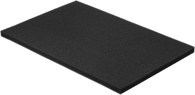 PATIKIL 24" x 16" x 1" Air Conditioner Filter Replacement, 1 Pack RV AC Foam Filter Pad Washable Reusable for Air Conditioning Purifiers, Black
